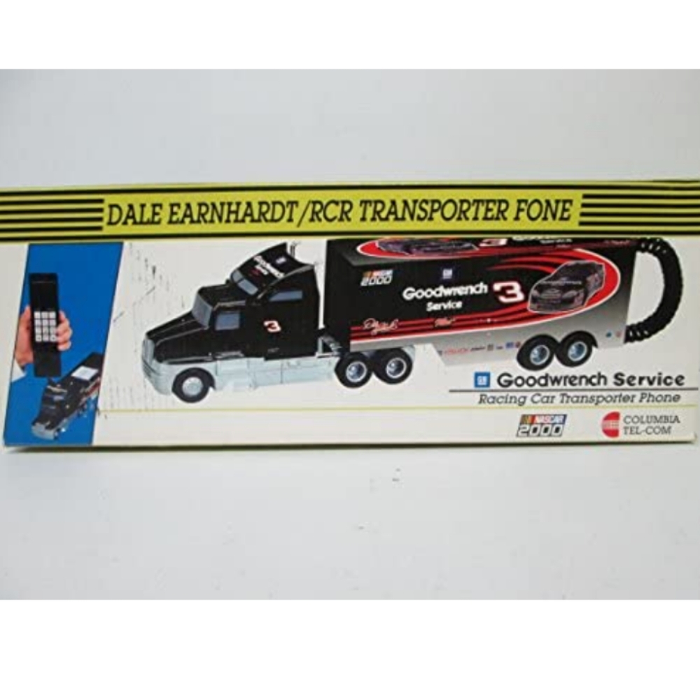 NIB vintage  "Dale Earnhart" rcr transporter fone ( really works)